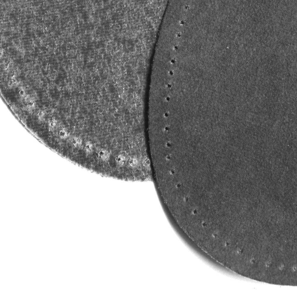 Maison Sajou Iron-on Suedette Elbow Patches - Dark Grey