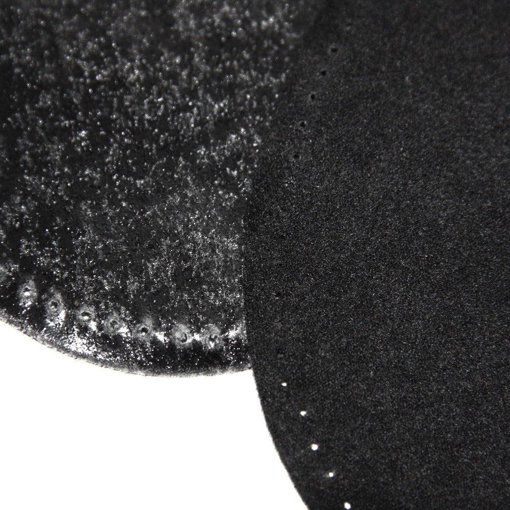 Maison Sajou Iron-on Suedette Elbow Patches - Black