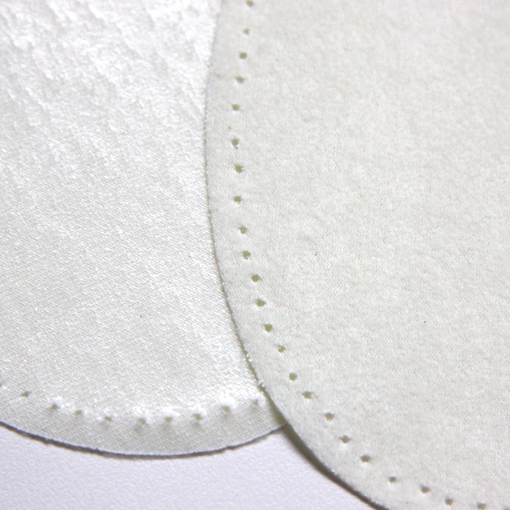 Maison Sajou Iron-on Suedette Elbow Patches - Ecru