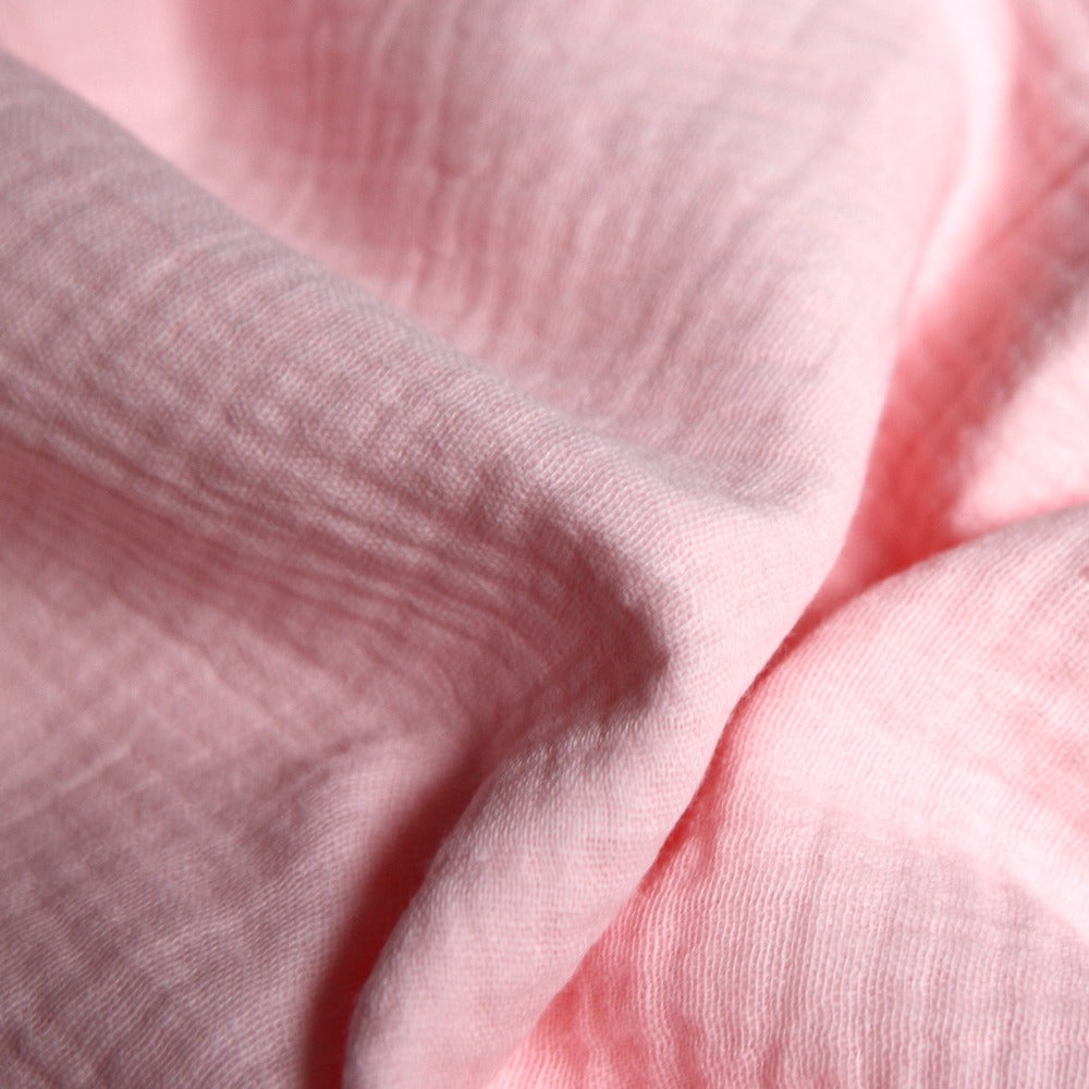 Cotton Double Gauze - Pale Pink