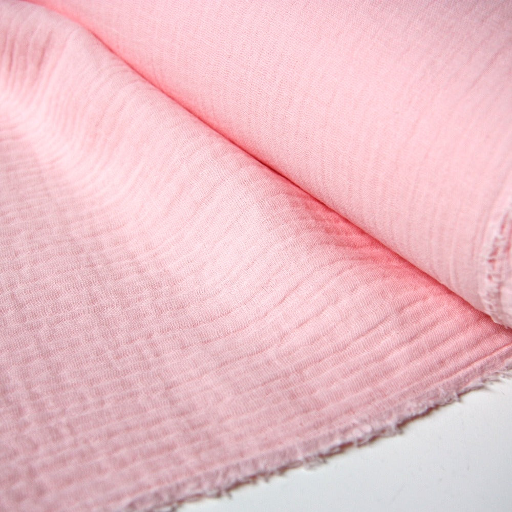 Cotton Double Gauze - Pale Pink