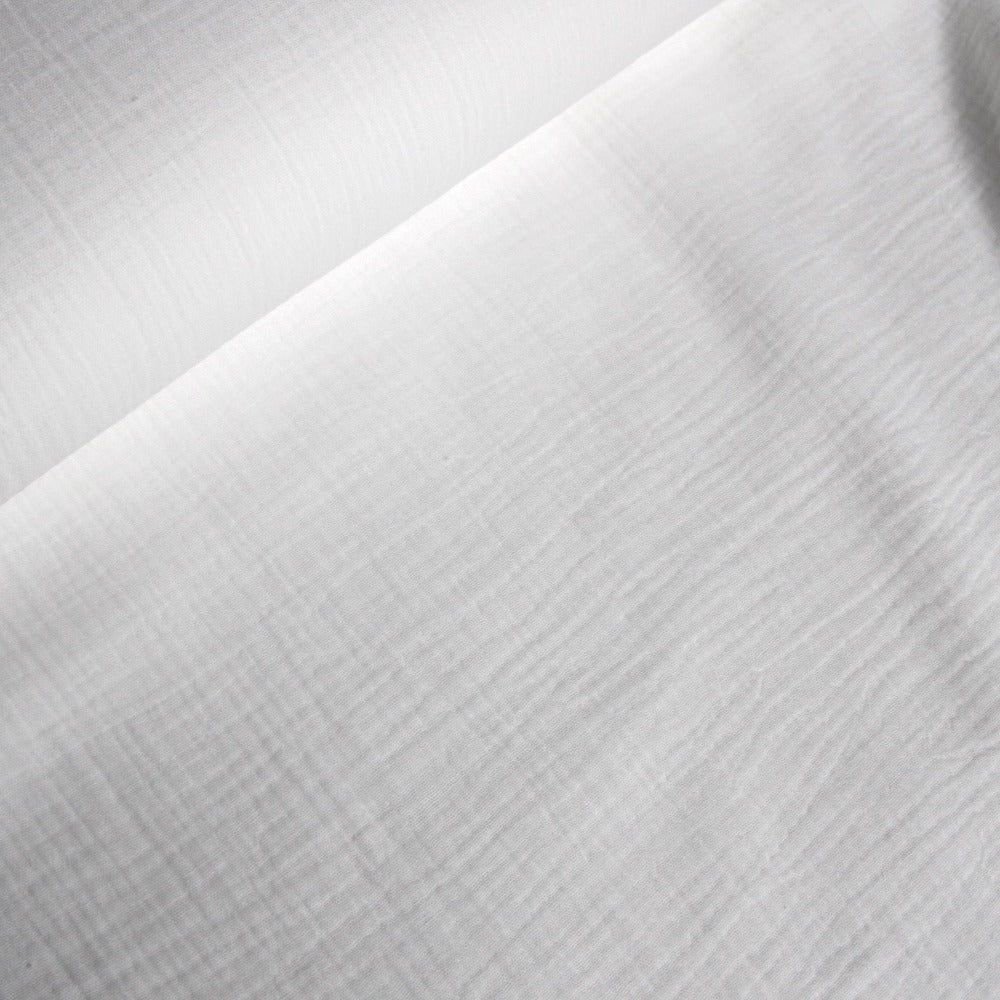 Cotton Double Gauze - White