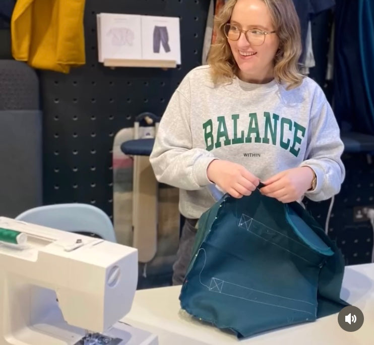 Introduction to Machine Sewing: Make a Lined Holdall in 3 Weekly Sessions