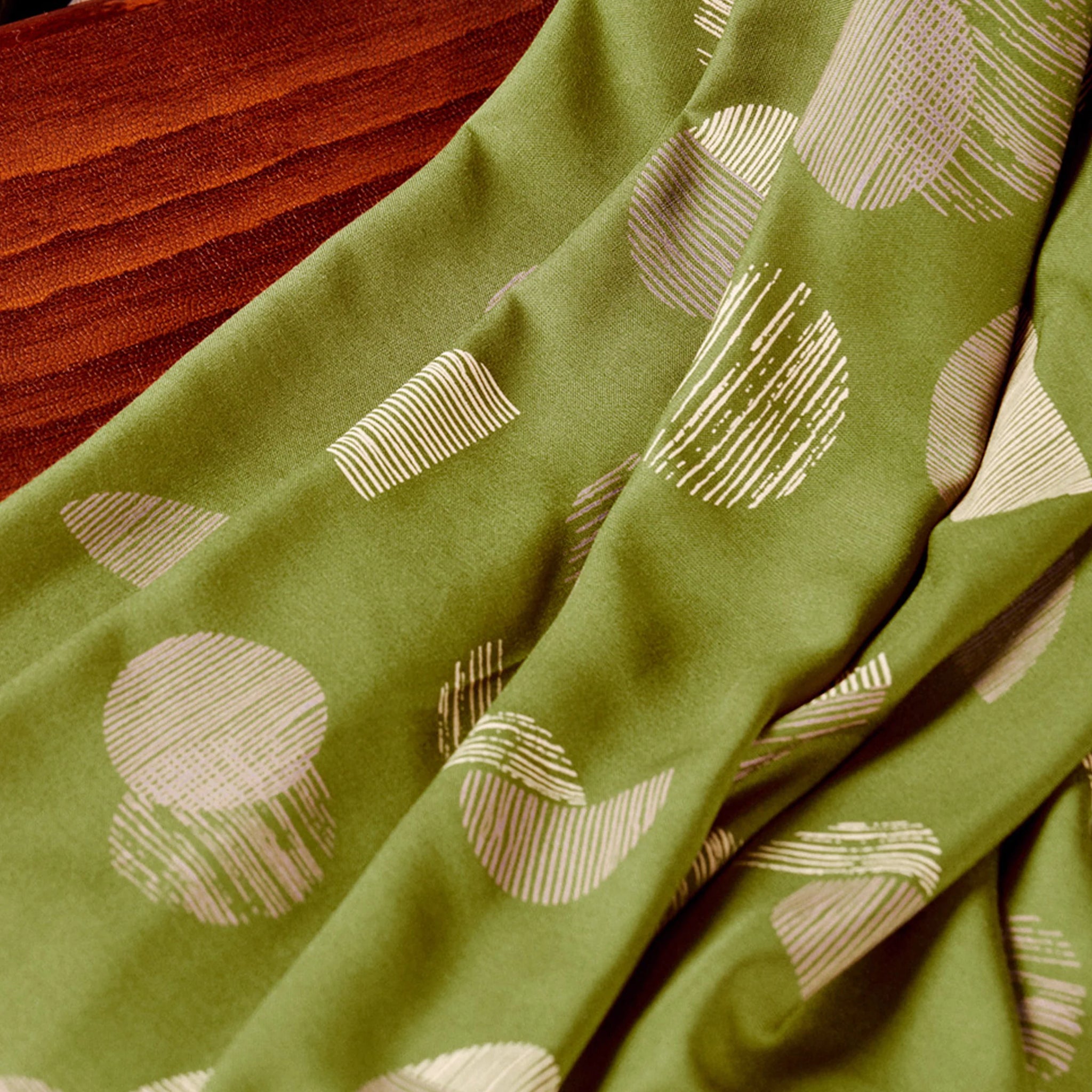 Atelier Brunette - Printed Viscose - Jane - Matcha Leaf