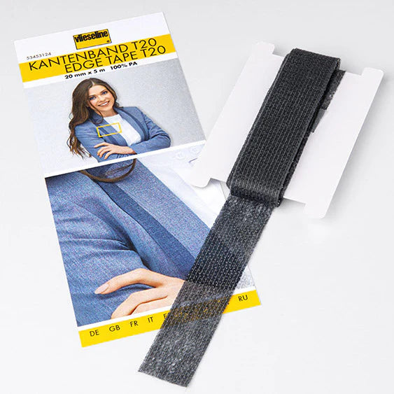 Vlieseline Edge Tape 5m - Black 20mm