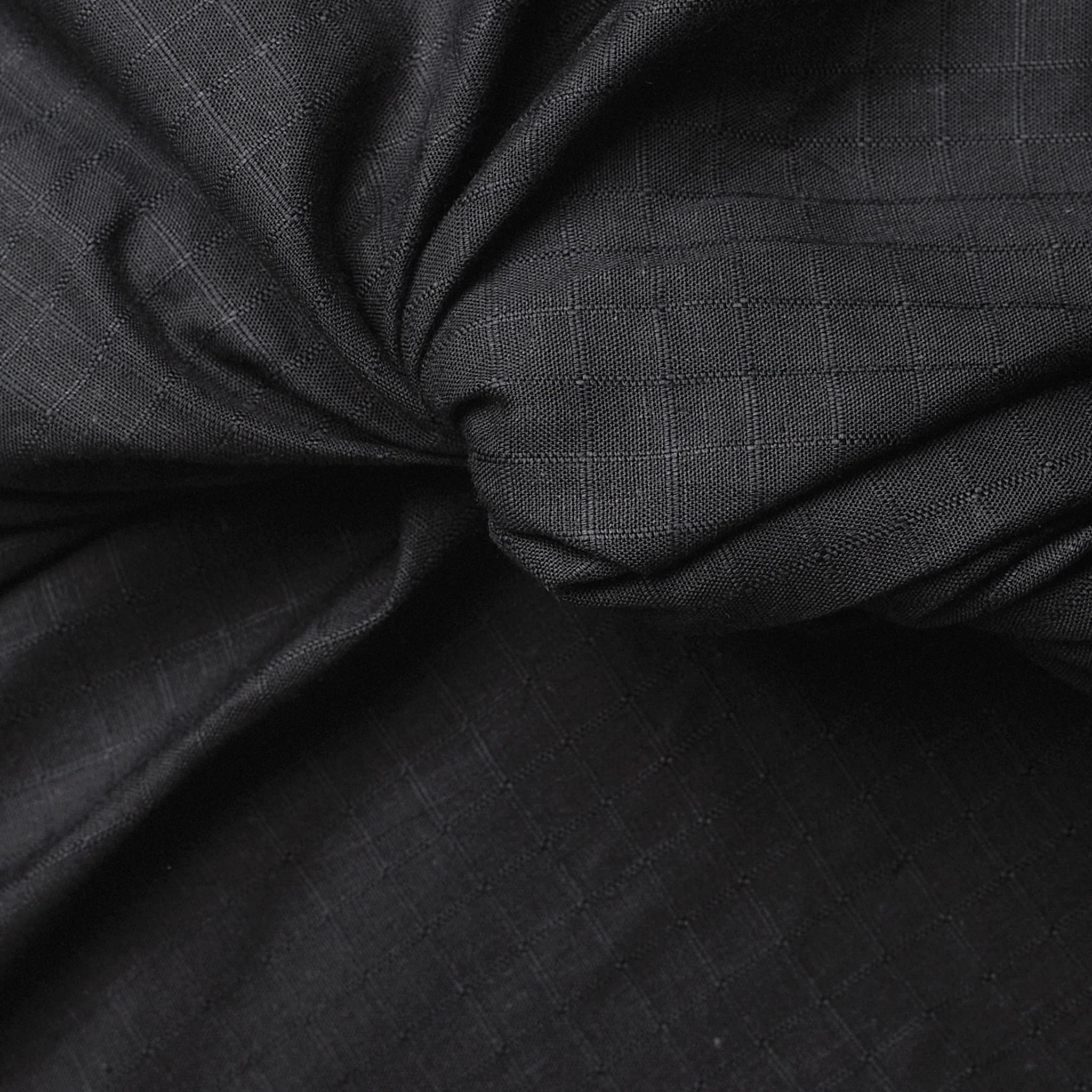 Atelier Brunette- Viscose/Linen - Little Tile  - Deep Charcoal