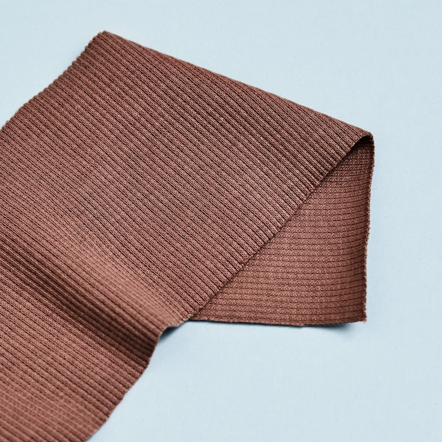 Organic Cotton Ribbing - Rose Dawn