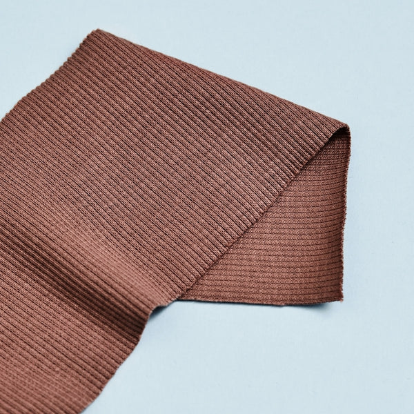 Organic Cotton Ribbing - Rose Dawn