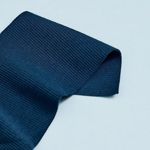 Organic Cotton Ribbing - Ocean