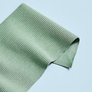 Organic Cotton Ribbing - Mint Green