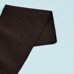 Organic Cotton Ribbing - Umber