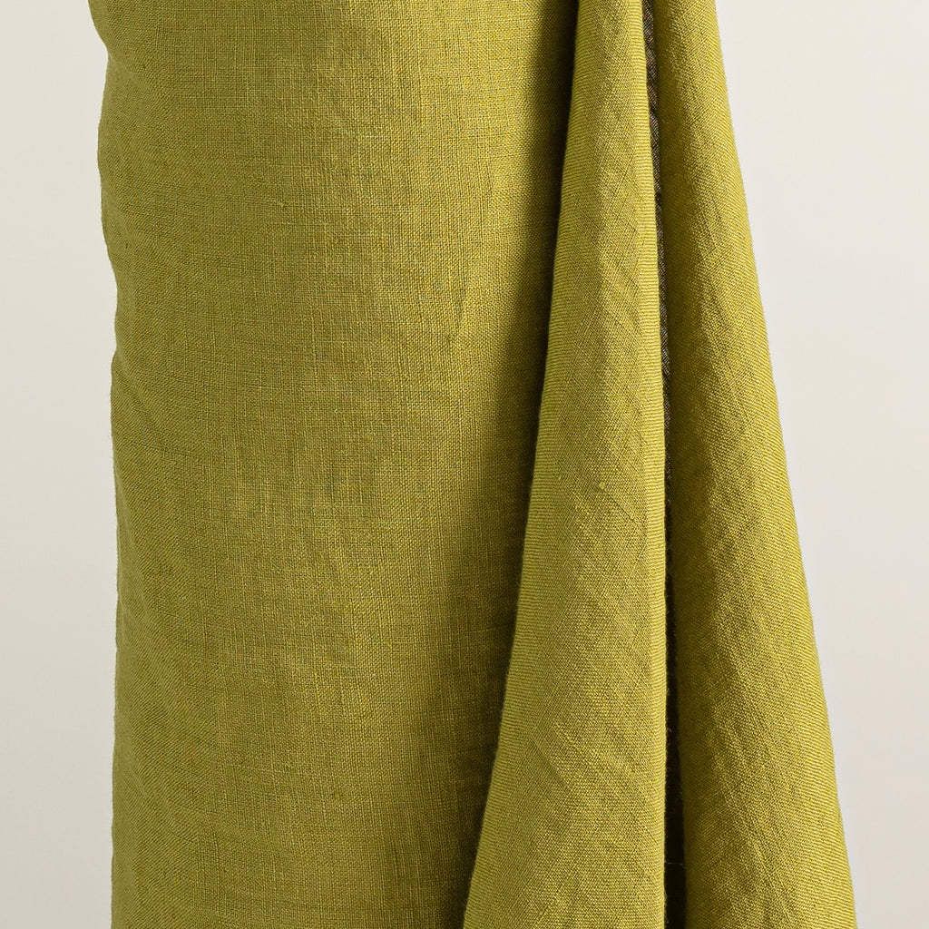 Ray Stitch European Linen - Avocado | Plain Fabrics | Ray Stitch