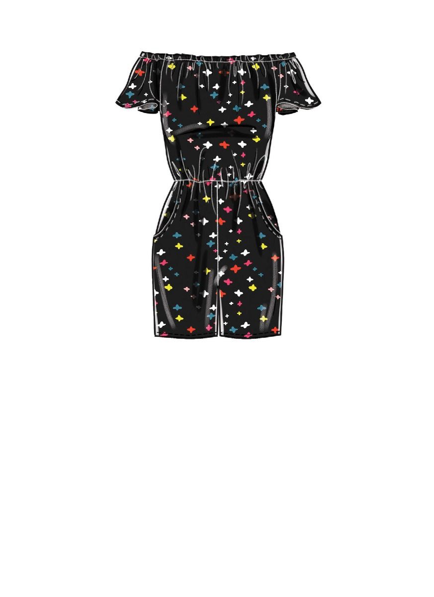 McCall's 7818 Women's Knit Party Romper