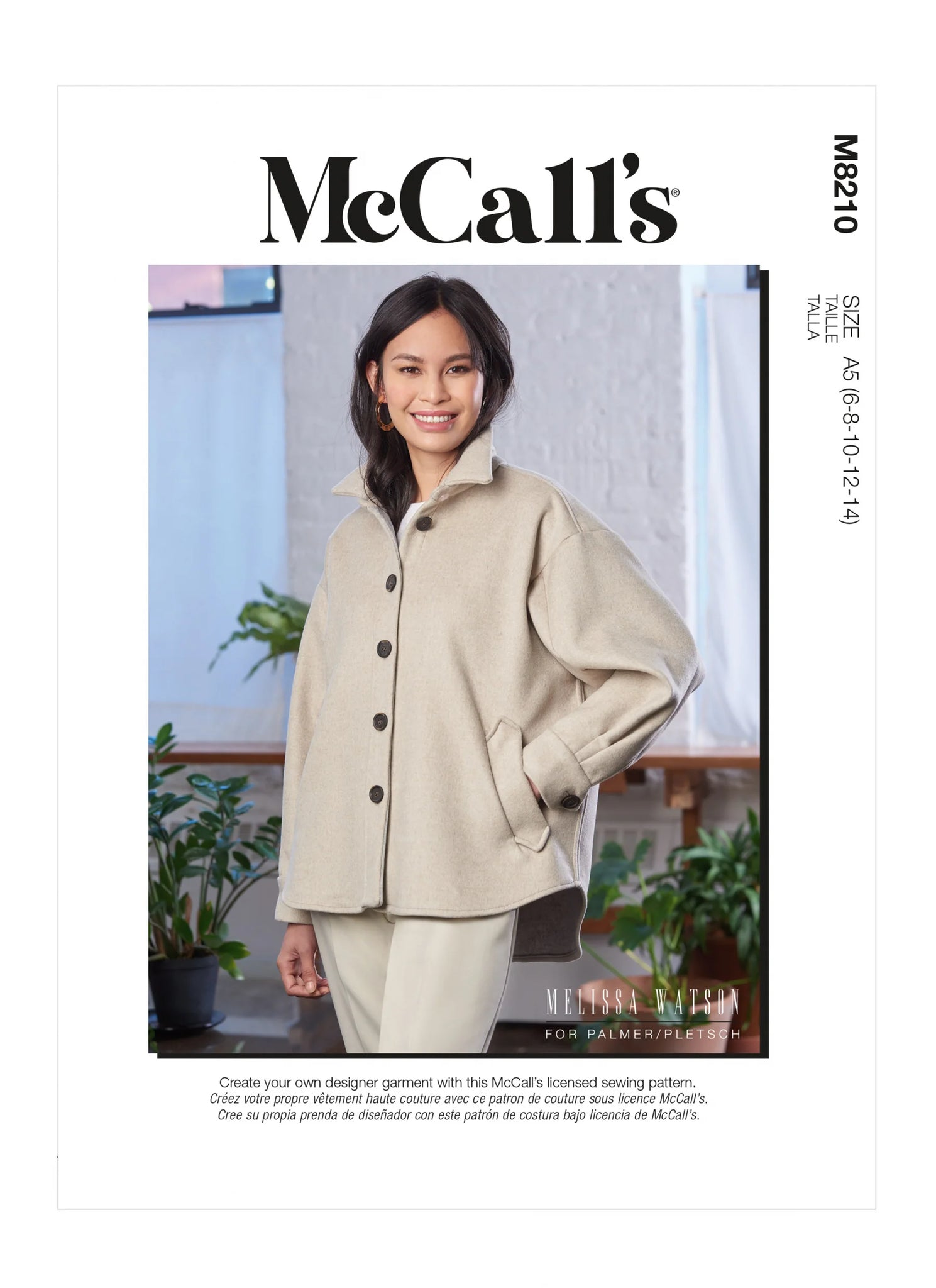 McCall's- 8210 Women's Coat