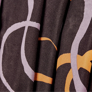 Atelier Brunette - Printed Viscose - Misty Black