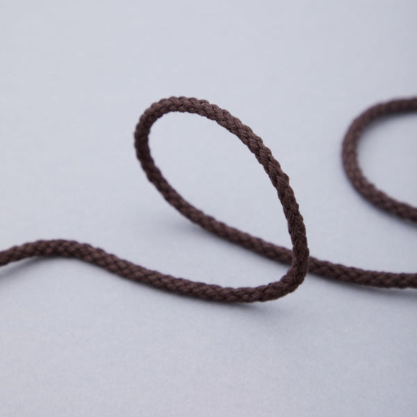 Cotton Drawstring Cord 5mm - Umber