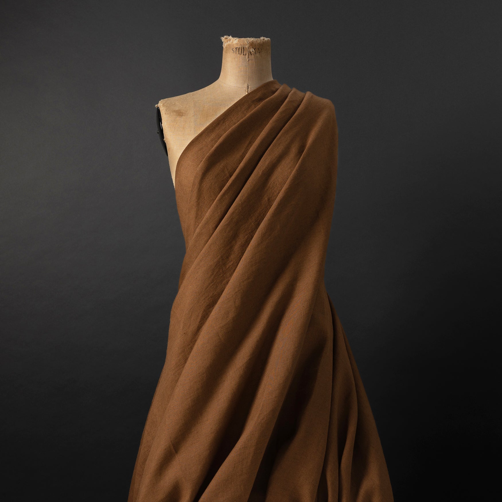 European Washed Linen - Muscovado