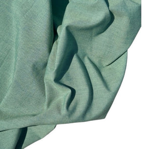 Organic Cotton Crossweave - Chirpy Green