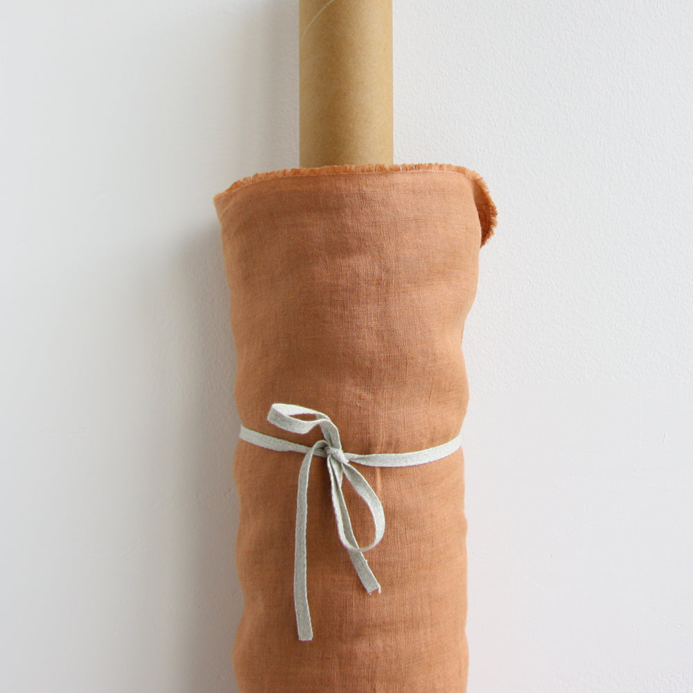 European Washed Linen - Nutmeg