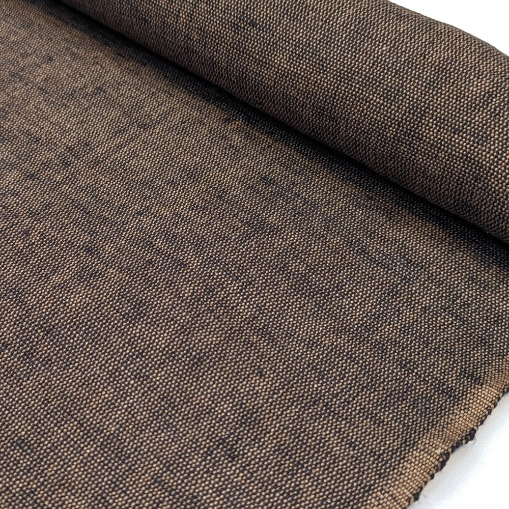 Organic Cotton Dunweave - Black/Brown