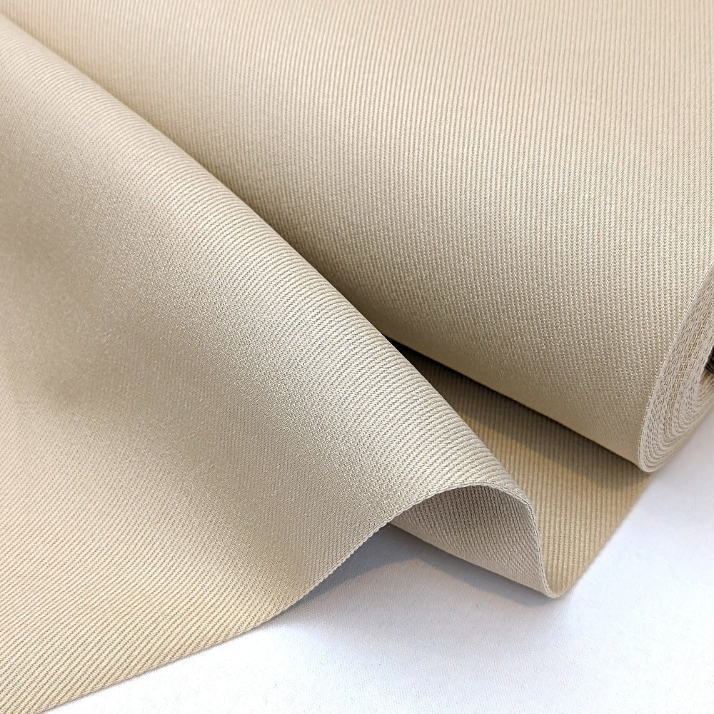 Sevenberry Cotton Twill Heavy - 2 Parchment, Plain Fabrics
