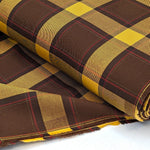 Brushed Cotton/Flannel - Brown/Gold