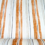 Dead Stock - Stripe Linen - Indigo/Rust