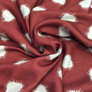 Panspermia Printed Viscose Twill - Morimo - Rust