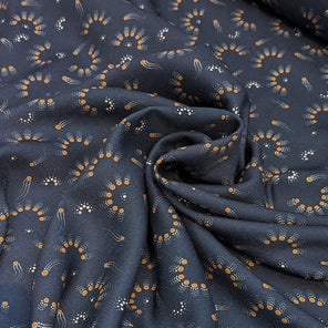Panspermia Printed Viscose Twill - Spores - Night