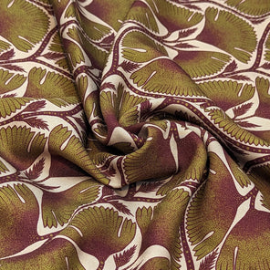 Panspermia Printed Viscose Twill - Moonflower - Irene