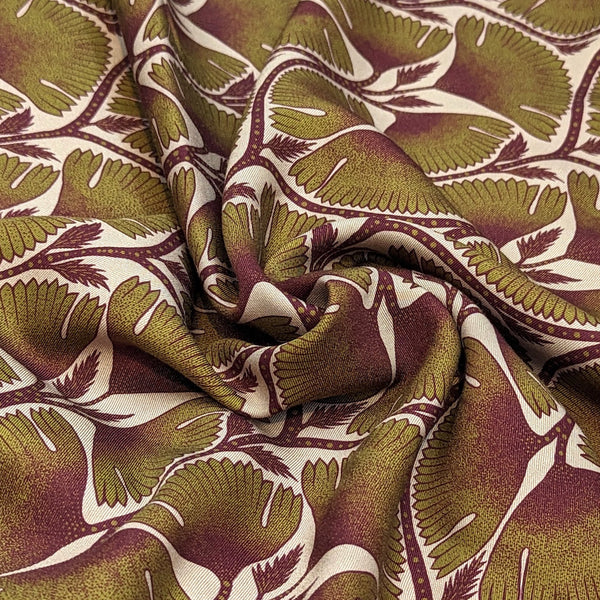 Panspermia Printed Viscose Twill - Moonflower - Irene