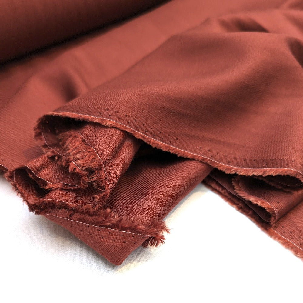 Panspermia Viscose Twill - Rust
