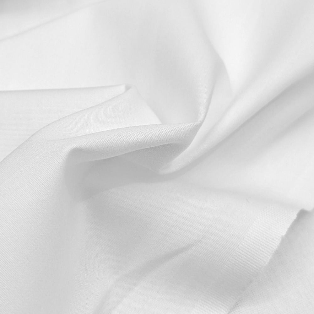 Organic Cotton Percale - White