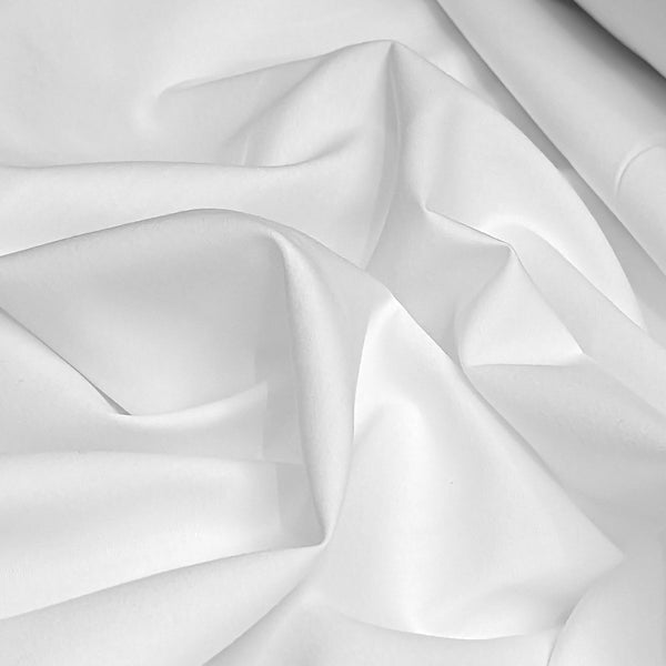 Organic Cotton Percale - White