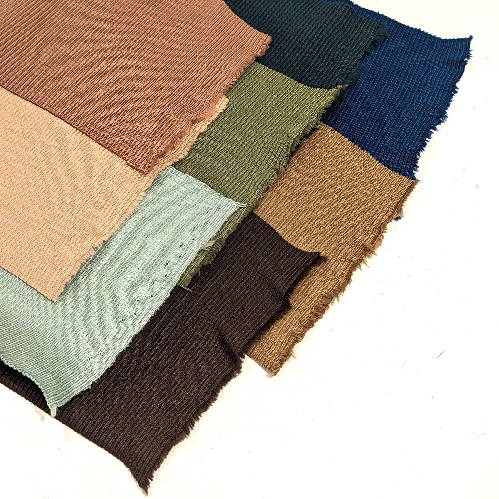 Organic Cotton Ribbing - Swatches