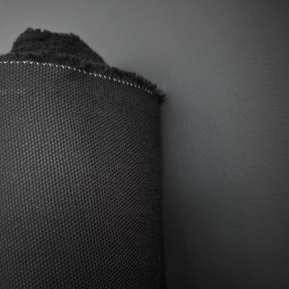 Organic Cotton Canvas - Black