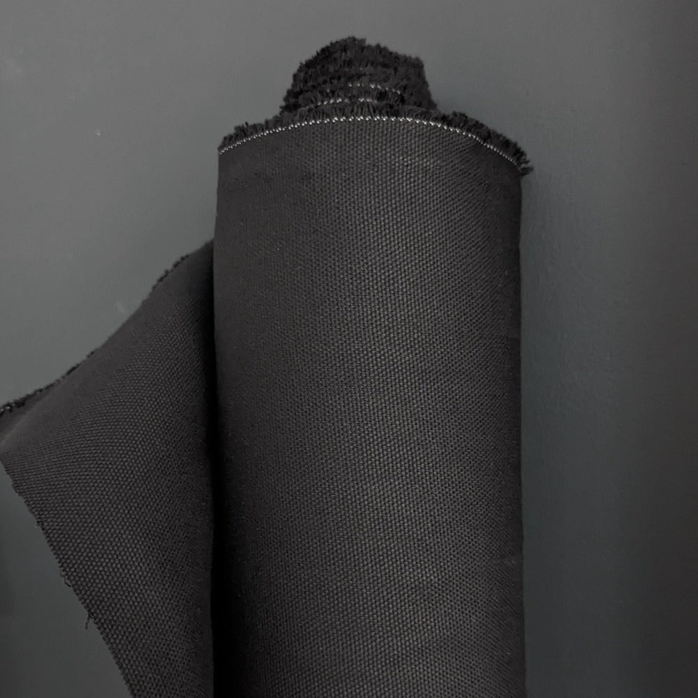 Organic Cotton Canvas - Black