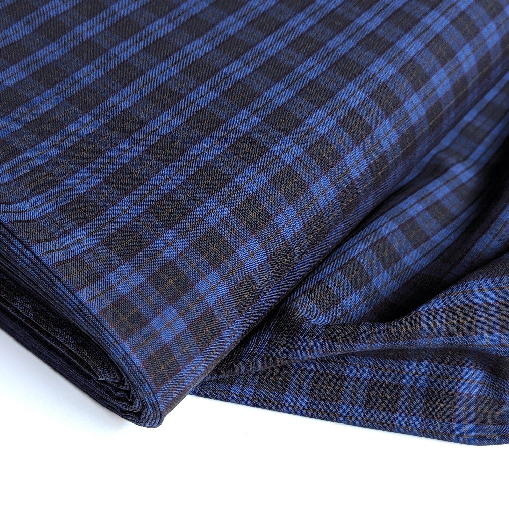 Fine Wool Check Suiting - Royal Check - No. 31 – Ray Stitch