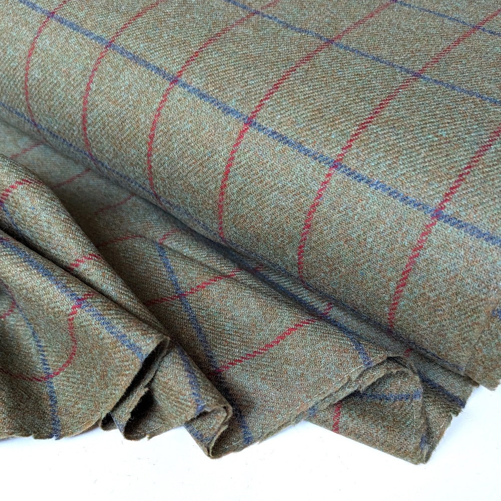 British Wool - Windowpane Check - Hunter - No. 23