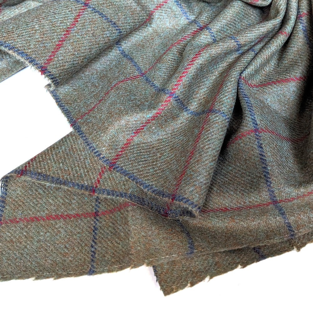 British Wool - Windowpane Check - Hunter - No. 23