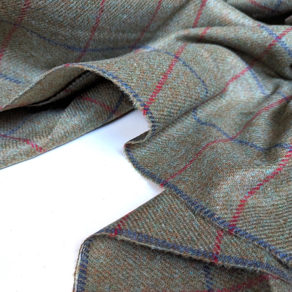 British Wool - Windowpane Check - Hunter - No. 23