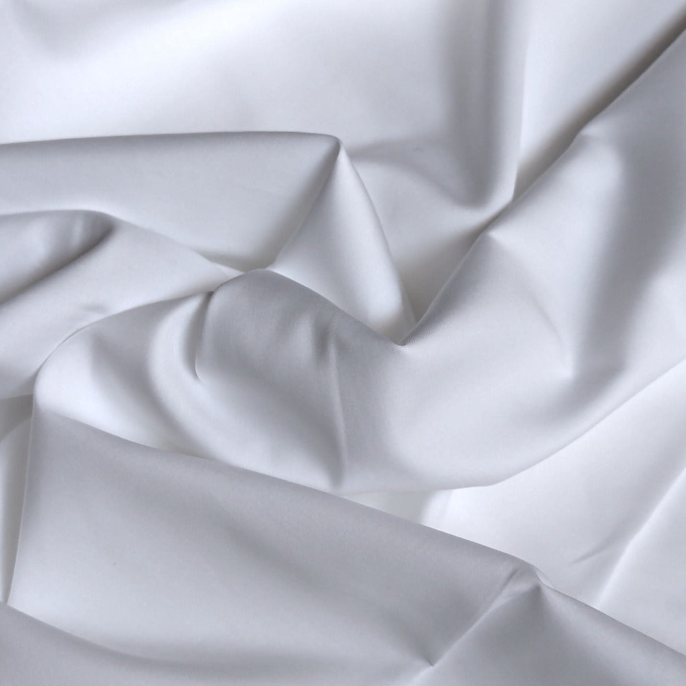 Japanese Shirt-Weight Cotton - White W1