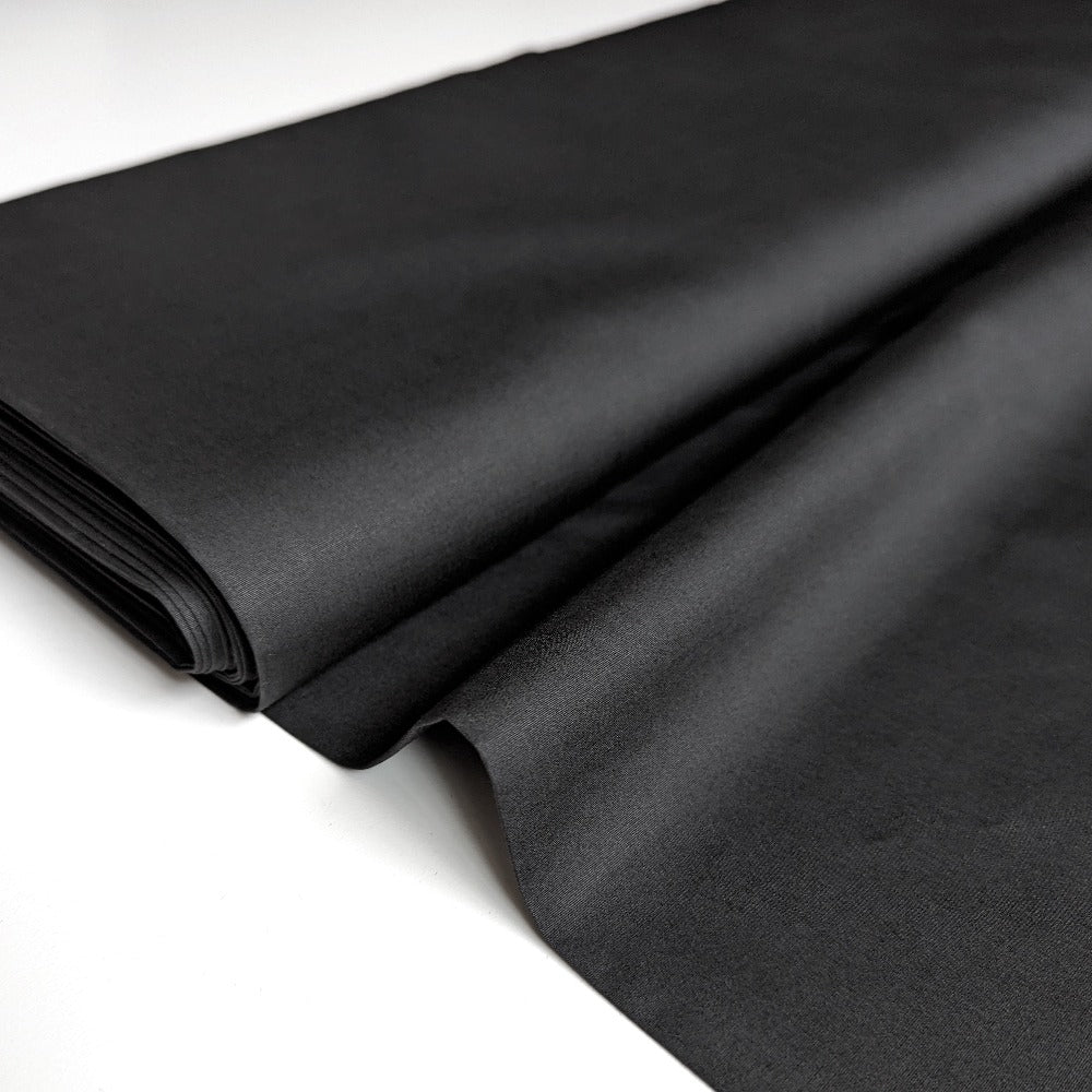 Japanese Shirt-Weight Cotton - Black 30