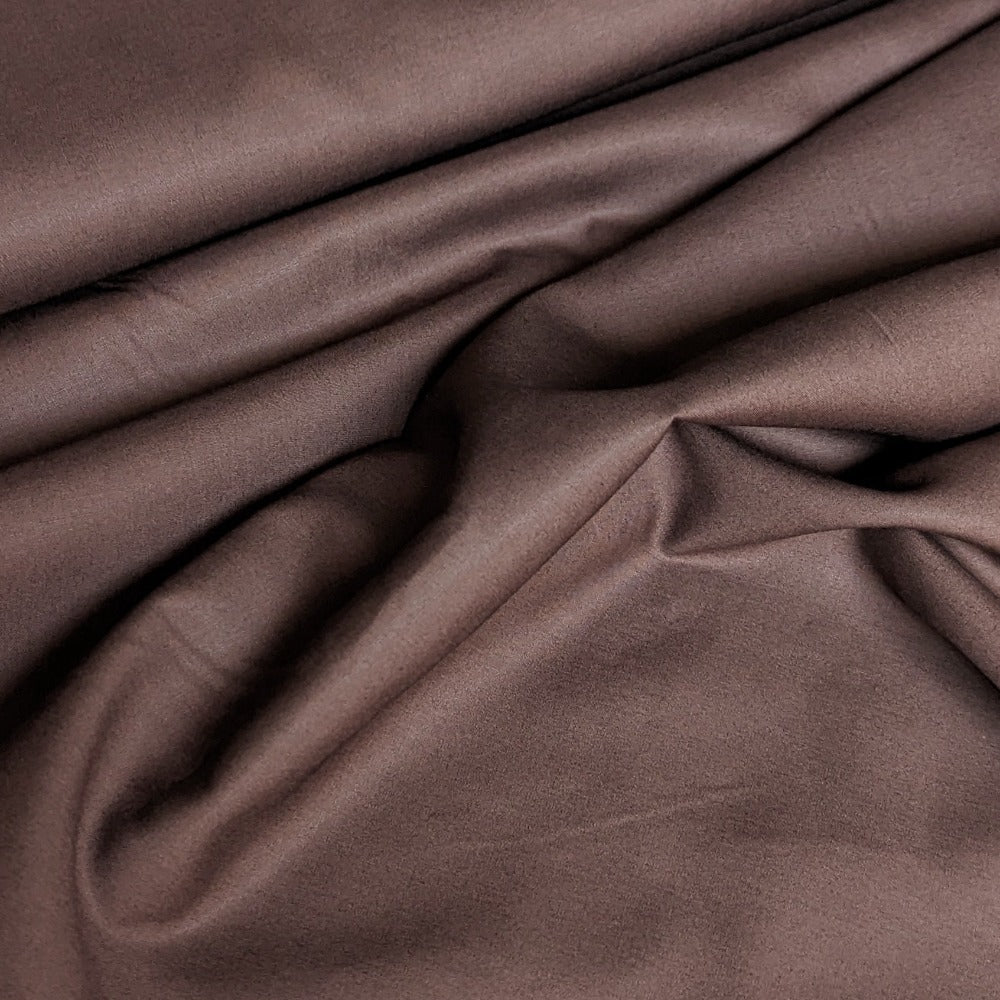 Japanese Shirt-Weight Cotton - Dark Brown 25