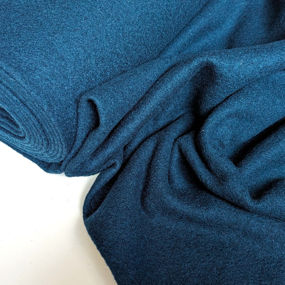 Boiled Wool - Teal| Plain Fabrics | Ray Stitch