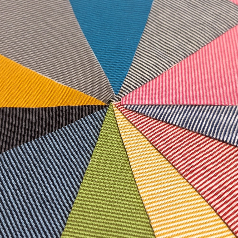 Needle Stripe Cotton Jersey - Swatches