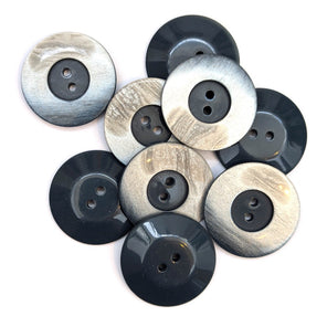 Large Gradient Button - Blue - 34mm