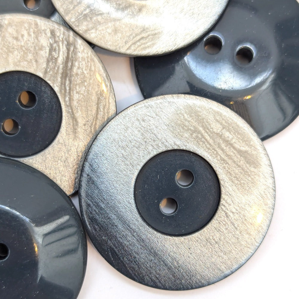 Large Gradient Button - Blue - 34mm