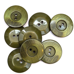 Large Gradient Button - Green - 34mm