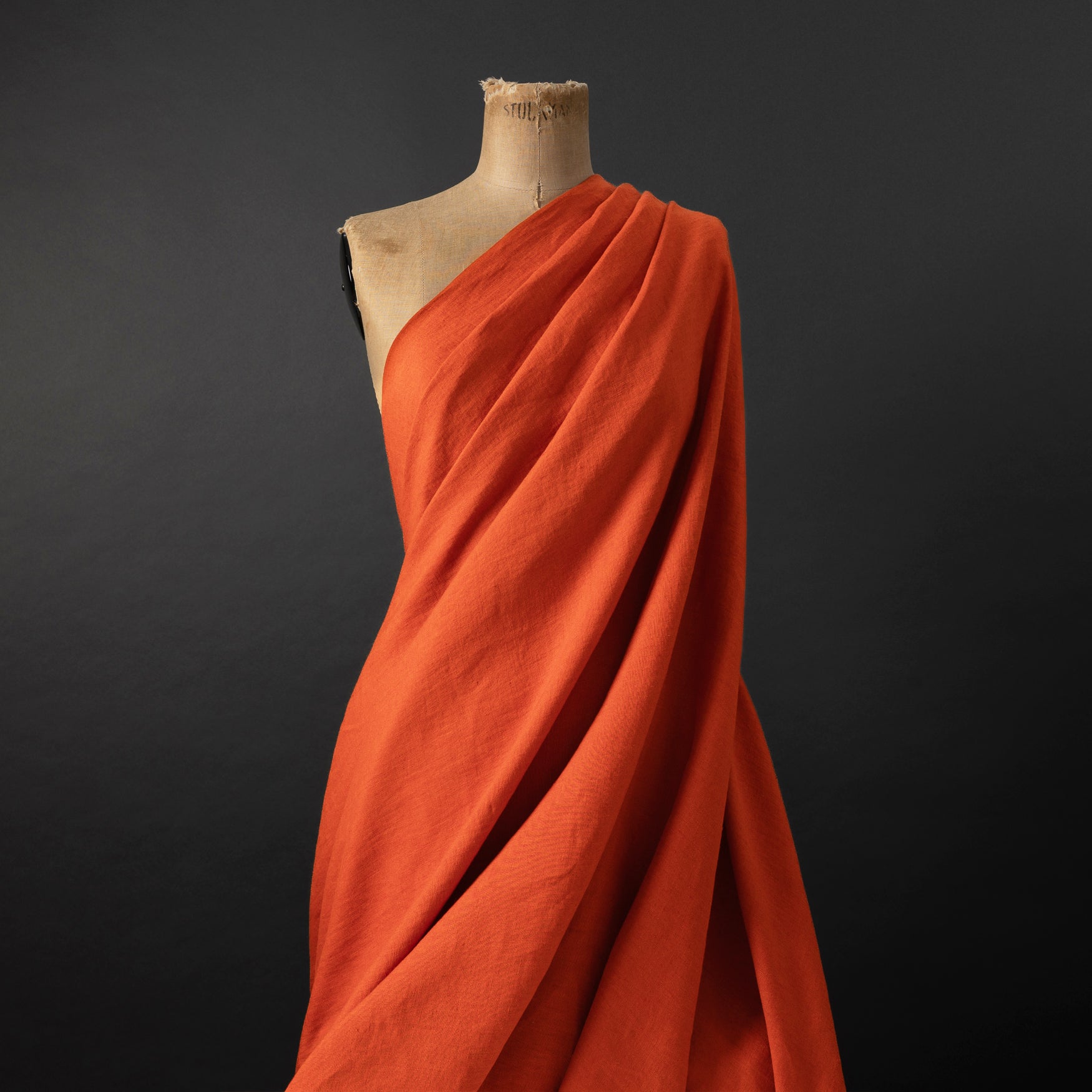 European Washed Linen - Persimmon